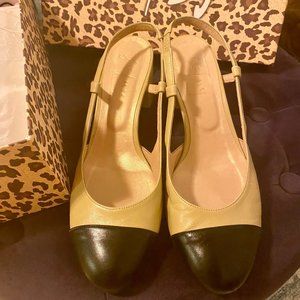 French Sole Baton Heels - Leather!